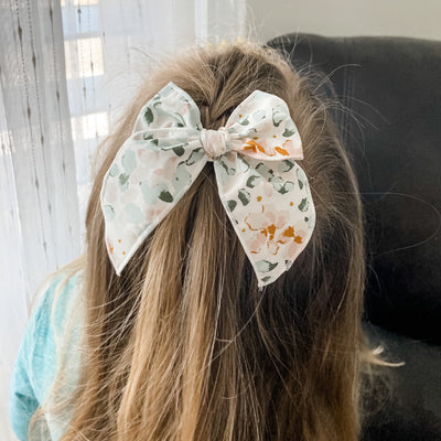 spring floral bows for hair