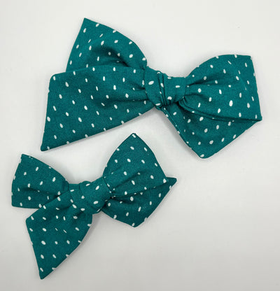 Gemma Bow- Stitch and Repeat-Teal