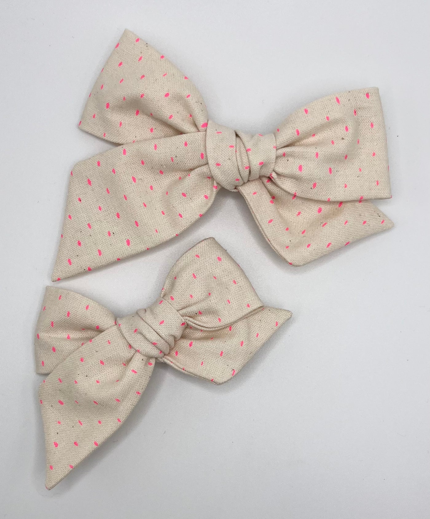 Gemma Bow- Stitch and Repeat- Pink Glow Neon