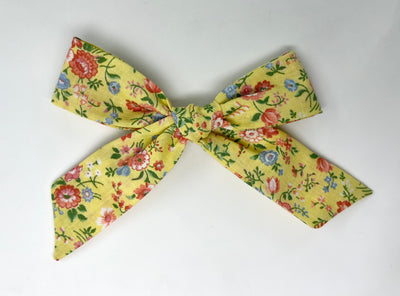 Lolly Bow- Yellow Floral Dream