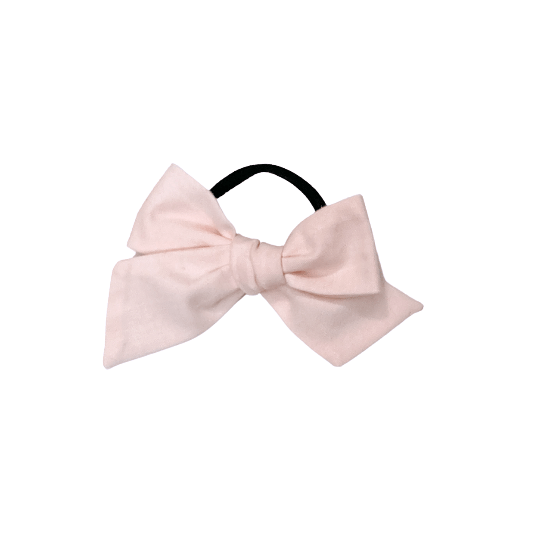 light pink hair bow for girls